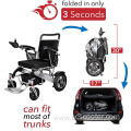 Remote foldable handicapped wheelchair motor controller